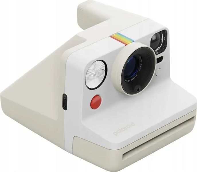 Фотокамера миттєвого друку Polaroid Now Gen 3 Pebble White (009155) 599542 фото