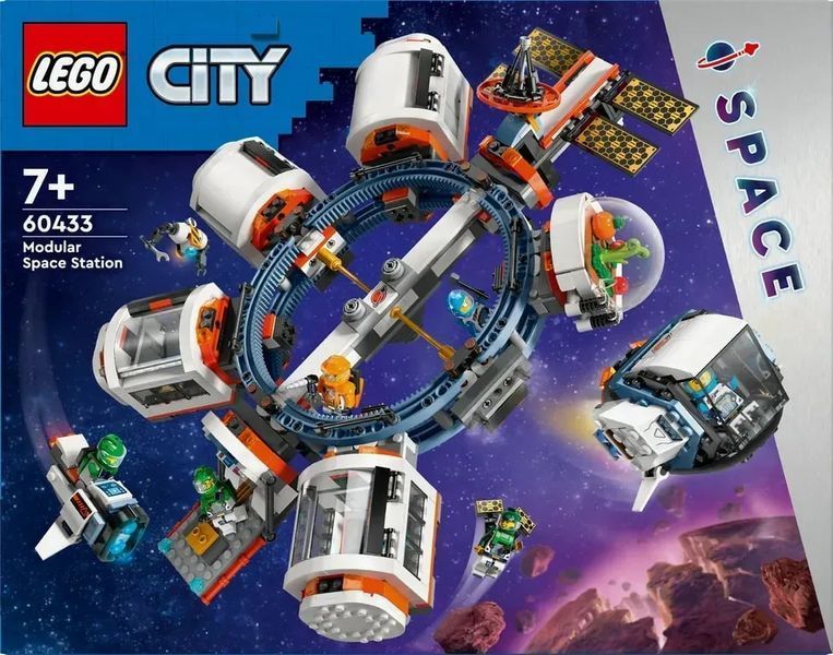 Блоковий конструктор LEGO City Модульна космічна станція (60433) 613378 фото