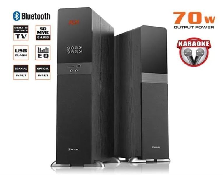 Мультимедійна акустика Real-El S-2030 Black (EL121200006) 579089ua фото
