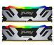 Память для настольных компьютеров Kingston Fury 32 GB (2x16GB) DDR5 6400 MHz Renegade Silver RGB 032561 фото 1