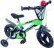 Дитячий двоколісний велосипед Kubisport Dino 12 Light Green 591301 фото 1