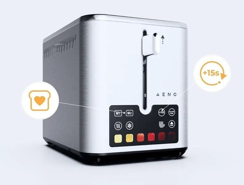 Тостер AENO TS4 Стальной 1238569 фото