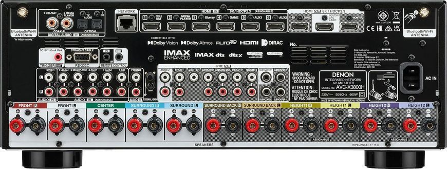 AV-ресивер Denon AVC-X3800H Black 003297 фото