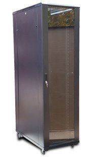 Шафа RACK EXTRALINK 19" 42U EX.8611 600 x 1000 мм, стояча, чорна 454194 фото