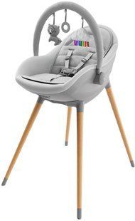 Стільчик для годування KINDERKRAFT Fini Up 2в1 Сірий 2119473 фото