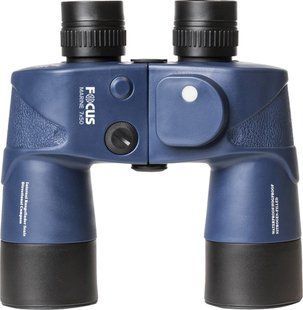 Бінокль FOCUS Marine 7x50 Compass, водонепроникний, 7-кратне збільшення, вбудований компас 2018805 фото