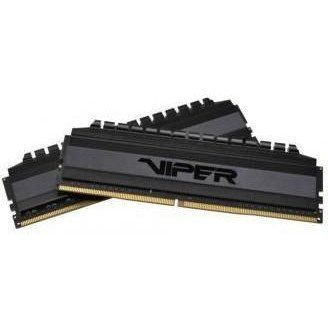 Память для настольных компьютеров PATRIOT 64 GB (2x32GB) DDR4 3200 MHz Viper 4 Blackout (PVB464G320C6K) 033963 фото