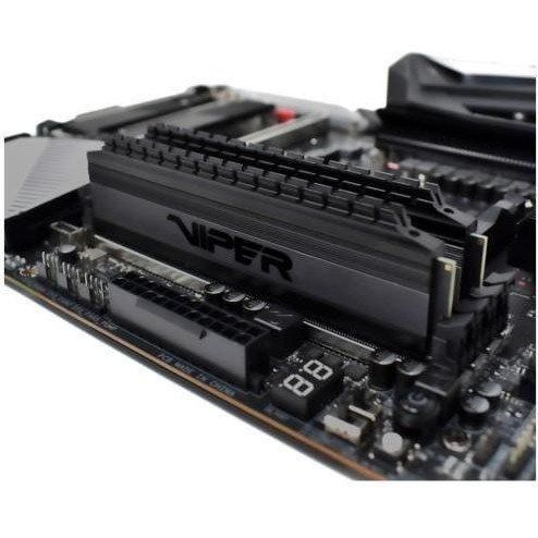 Память для настольных компьютеров PATRIOT 64 GB (2x32GB) DDR4 3200 MHz Viper 4 Blackout (PVB464G320C6K) 033963 фото