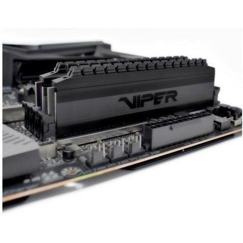 Память для настольных компьютеров PATRIOT 64 GB (2x32GB) DDR4 3200 MHz Viper 4 Blackout (PVB464G320C6K) 033963 фото
