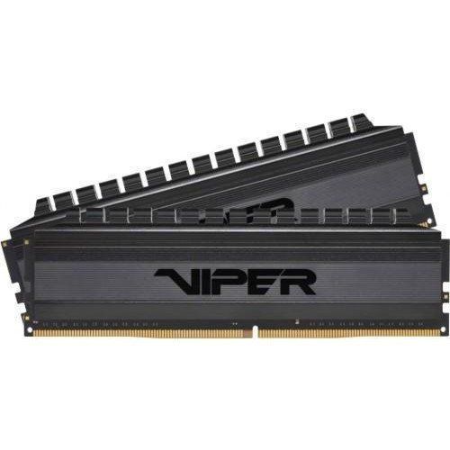 Память для настольных компьютеров PATRIOT 64 GB (2x32GB) DDR4 3200 MHz Viper 4 Blackout (PVB464G320C6K) 033963 фото