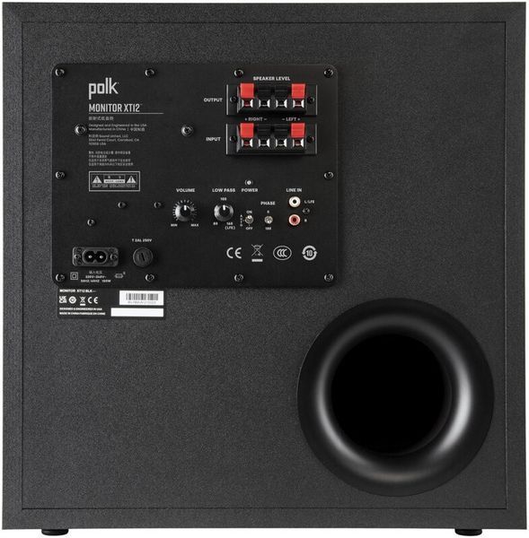 Сабвуфер POLK AUDIO Monitor XT12 Черный 2072615 фото