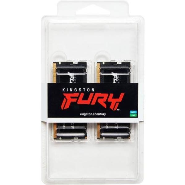 Память для ноутбуков Kingston FURY 64 GB (2x32 GB) SO-DIMM DDR5 5600 MHz Impact (KF556S40IBK2-64) 033929 фото