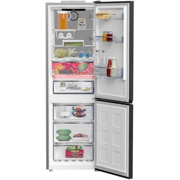 Lod&oacute;wka BEKO B5RCNA366LXBRW Beyond HarvestFresh No frost 186.5cm Ciemny Inox 000247 фото