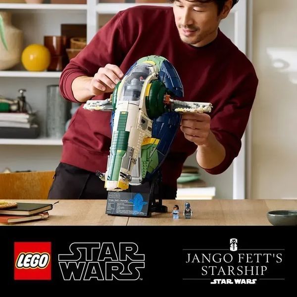 Блочный конструктор LEGO Star Wars Звездолет Джанго Фетта класса Firespray (75409) 613514 фото