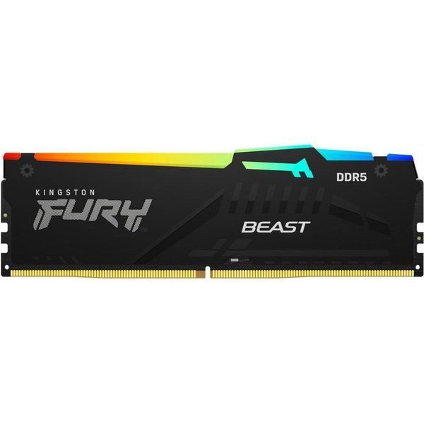 Пам'ять для настільних комп'ютерів Kingston FURY 64 GB (2x32GB) DDR5 5200 MHz Beast RGB (KF552C40BBAK2-64) 033829 фото