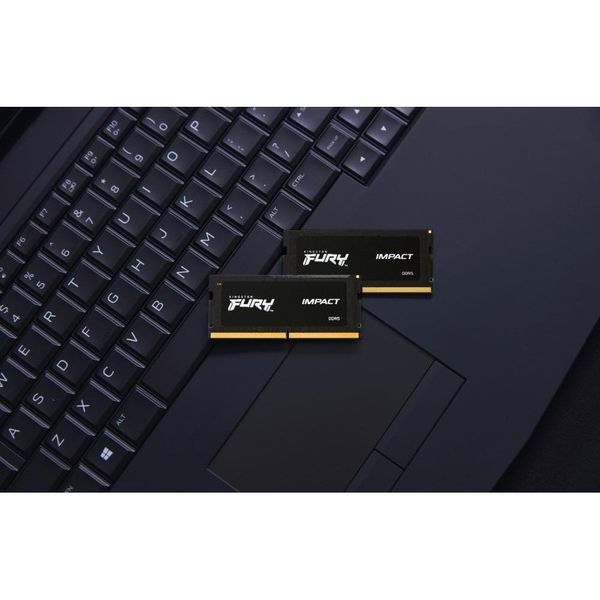 Память для ноутбуков Kingston FURY 64 GB (2x32 GB) SO-DIMM DDR5 5600 MHz Impact (KF556S40IBK2-64) 033929 фото