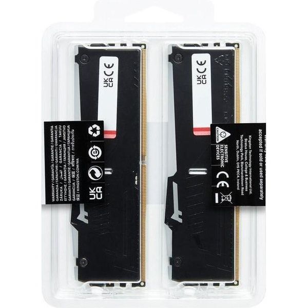 Пам'ять для настільних комп'ютерів Kingston FURY 64 GB (2x32GB) DDR5 5200 MHz Beast RGB (KF552C40BBAK2-64) 033829 фото