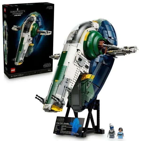 Блочный конструктор LEGO Star Wars Звездолет Джанго Фетта класса Firespray (75409) 613514 фото