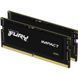 Память для ноутбуков Kingston FURY 64 GB (2x32 GB) SO-DIMM DDR5 5600 MHz Impact (KF556S40IBK2-64) 033929 фото 1