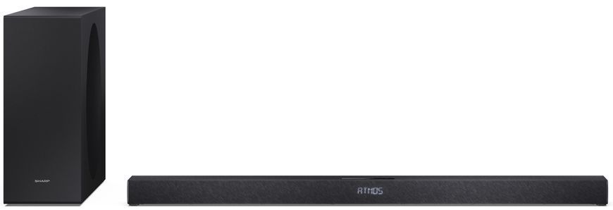 Саундбар SHARP HT-SBW320 Чорний 2.1-канальний, Бездротовий сабвуфер, HDMI eARC, Dolby Atmos, Bluetooth, Еквалайзер 2094713 фото