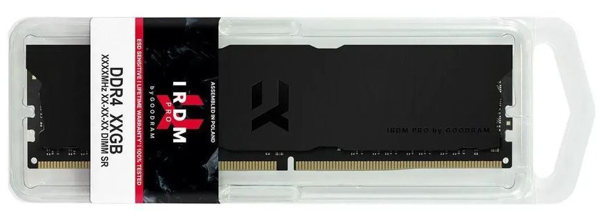Память для настольных компьютеров Goodram 32 GB (2x16GB) 3600 MHz Iridium Pro Deep Black 341714ua фото