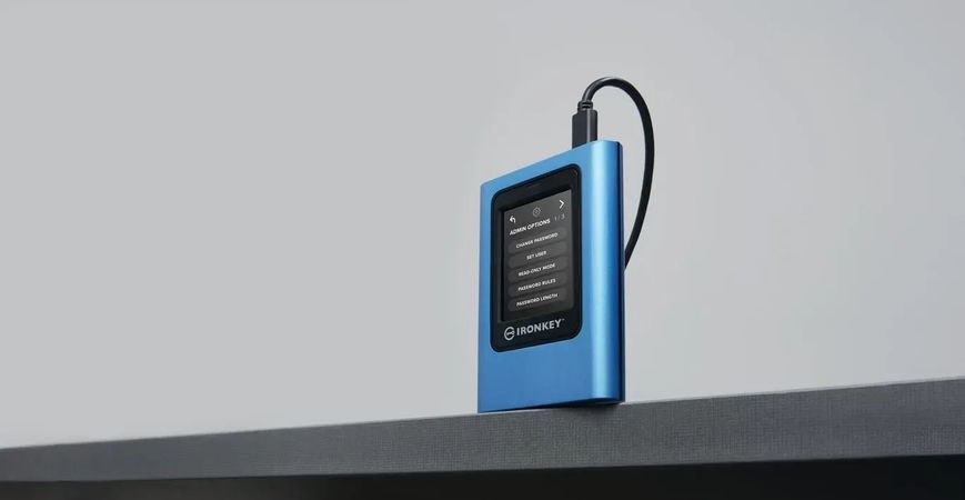 SSD накопичувач Kingston IronKey Vault Privacy 80 3.84 TB Blue (IKVP80ES/3840G) 570325ua фото