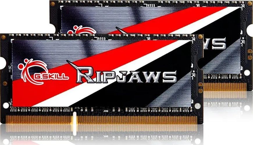 Память для ноутбуков G.Skill 16 GB (2x8GB) DDR3L 1600 MHz Ripjaws Laptop Memory (F3-1600C9D-16GRSL) 441641 фото