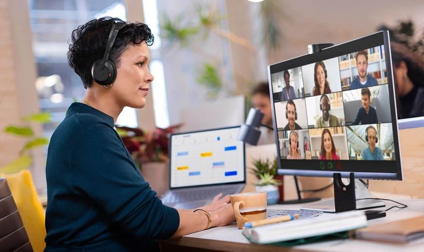 Навушники JABRA Evolve 2 55 MS Стерео Бездротові, Накладні, ANC 2085138 фото