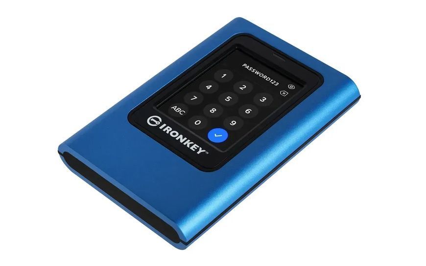 SSD накопичувач Kingston IronKey Vault Privacy 80 3.84 TB Blue (IKVP80ES/3840G) 570325ua фото