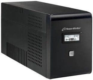 Лінійно-інтерактивний ДБЖ PowerWalker VI 1500 LCD (310064) 022388 фото