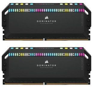 Пам'ять для настільних комп'ютерів Corsair 32 GB (2x16GB) DDR5 6200 MHz Dominator Platinum RGB (CMT32GX5M2X6200C36) 027610 фото