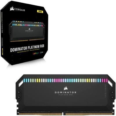 Пам'ять для настільних комп'ютерів Corsair 32 GB (2x16GB) DDR5 6200 MHz Dominator Platinum RGB (CMT32GX5M2X6200C36) 027610 фото