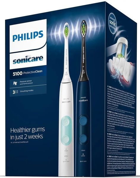 Електрична зубна щітка Philips Sonicare ProtectiveClean 5100 HX6851/34 377710 фото