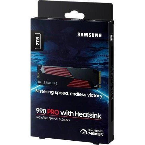 SSD накопичувач Samsung 990 PRO with Heatsink 2 TB (MZ-V9P2T0CW) 001997 фото