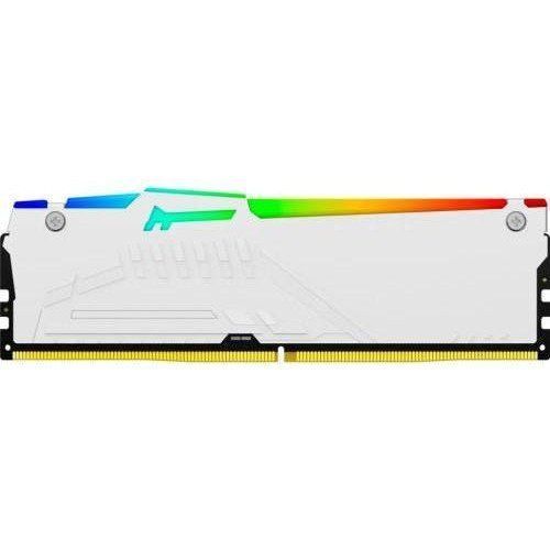 Пам'ять для настільних комп'ютерів Kingston FURY 128 GB (4x32GB) DDR5 5600 MHz Beast White RGB (KF556C40BWAK4-128) 033730 фото
