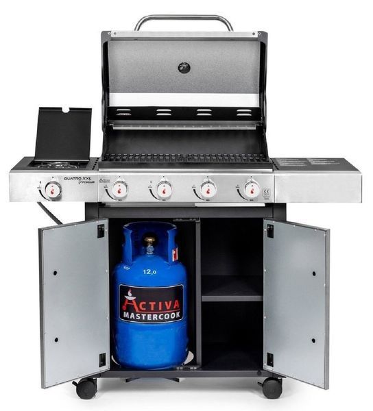 Гриль газовый мобильный Activa Гриль газовый Quatro XXL Premium / 4+1 (19744GS) 012469 фото