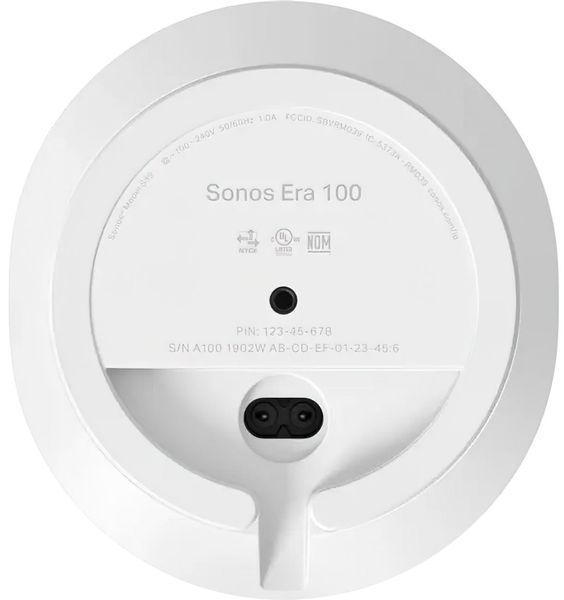Мультирум/Bluetooth колонка SONOS Era 100 Белый, Wi-Fi, BT, AirPlay2, Trueplay, Приложение Sonos, Колонки для домашнего кинотеатра 519974 фото
