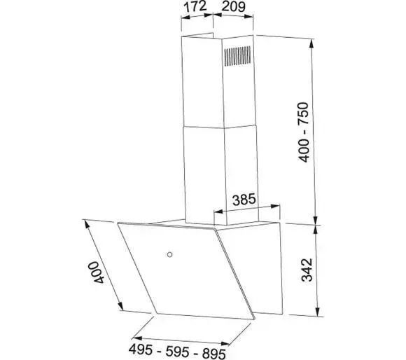 Витяжка Franke FVT 905 WH A 314124 фото