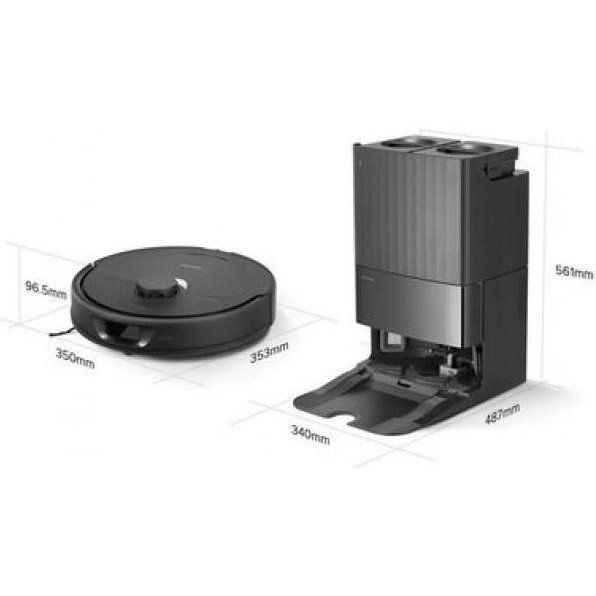 Робот-пилосос з вологим прибиранням RoboRock Q Revo Black (QR52-00) 036640 фото
