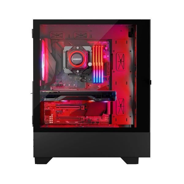 Корпус Modecom Siroco ARGB Flow Midi Black (AT-SIROCO-MG-10-00ARGB-0002) 017959 фото