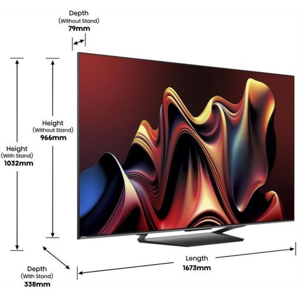 Mini LED телевізор Hisense 75U7NQ 002944 фото