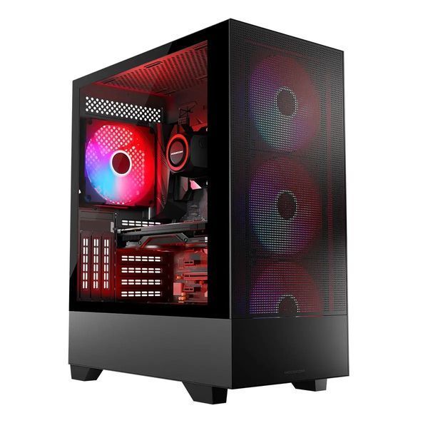 Корпус Modecom Siroco ARGB Flow Midi Black (AT-SIROCO-MG-10-00ARGB-0002) 017959 фото