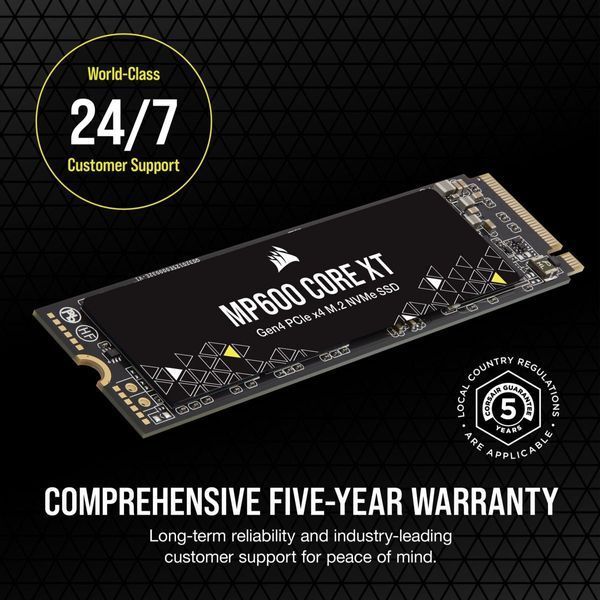 SSD накопичувач Corsair MP600 CORE XT 2TB (CSSD-F2000GBMP600CXT) 001847 фото