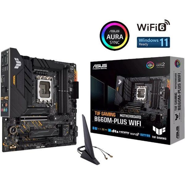 Материнська плата ASUS TUF GAMING B660M-PLUS WIFI (90MB1AZ0-M1EAY0) 022864 фото
