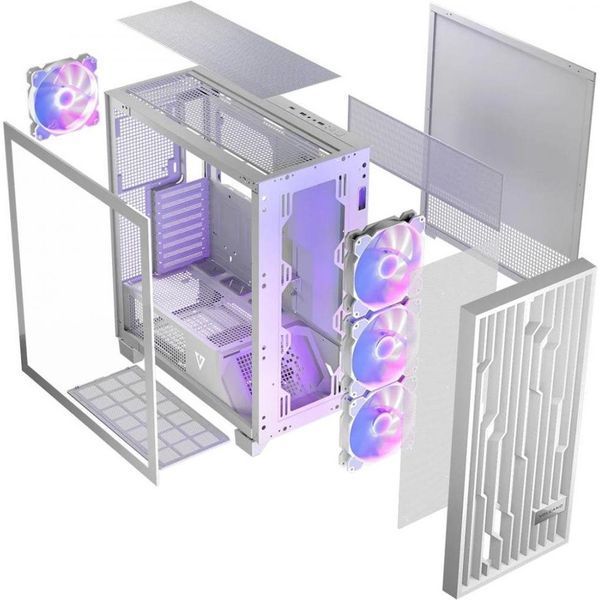 Корпус Modecom Perun Apex ARGB Midi White (AT-PERUN-4F-ARGB-20-000000-0002) 018430 фото