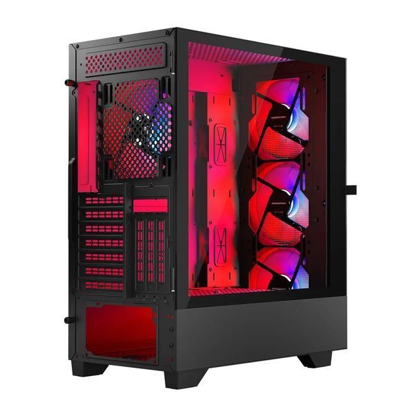 Корпус Modecom Siroco ARGB Flow Midi Black (AT-SIROCO-MG-10-00ARGB-0002) 017959 фото