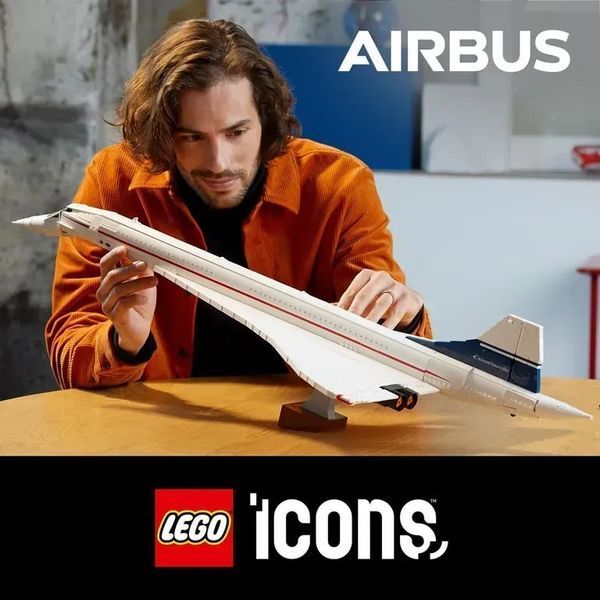 Блочный конструктор LEGO Icons Конкорд (10318) 613477 фото