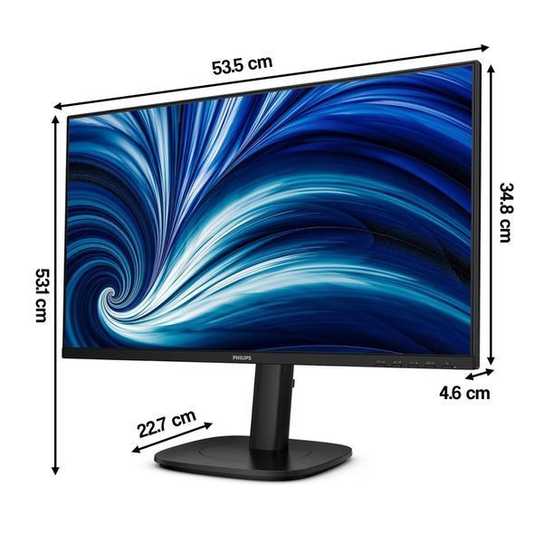 Монітор PHILIPS 24B2N3200D 00 24.1" 1920x1200 IPS 100 Гц 4 мс [GTG] 2100962 фото