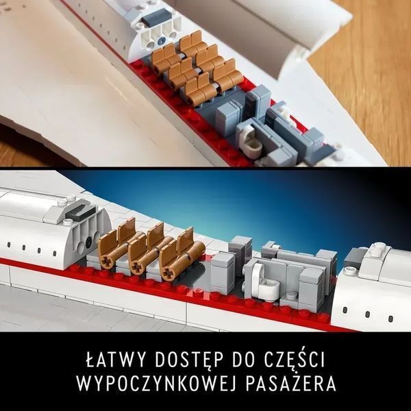 Блочный конструктор LEGO Icons Конкорд (10318) 613477 фото