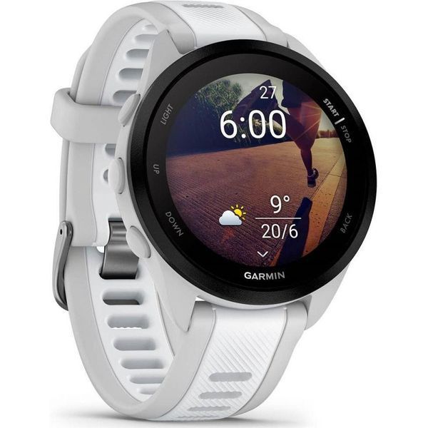 Смарт-годинник Garmin Forerunner 165 Mist Gray/Whitestone (010-02863-21/A1) 035066 фото